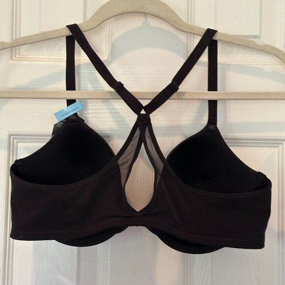 Maidenform Racerback Bra Black 36C DM7550 Smartzone Cups Supersoft Fabric New - Picture 6 of 7